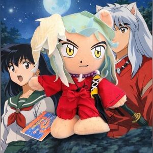 Vintage InuYasha Anime Plush Doll Rumiko Takahashi 2000–2003